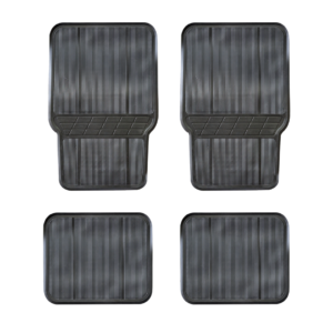 Set de alfombras 4pcs negro