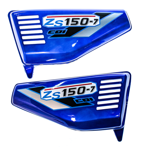 Tapas laterales zs 150 (azules)
