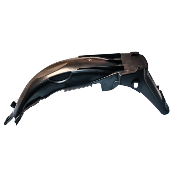 Guardabarro trasero plastico negro hj125-7