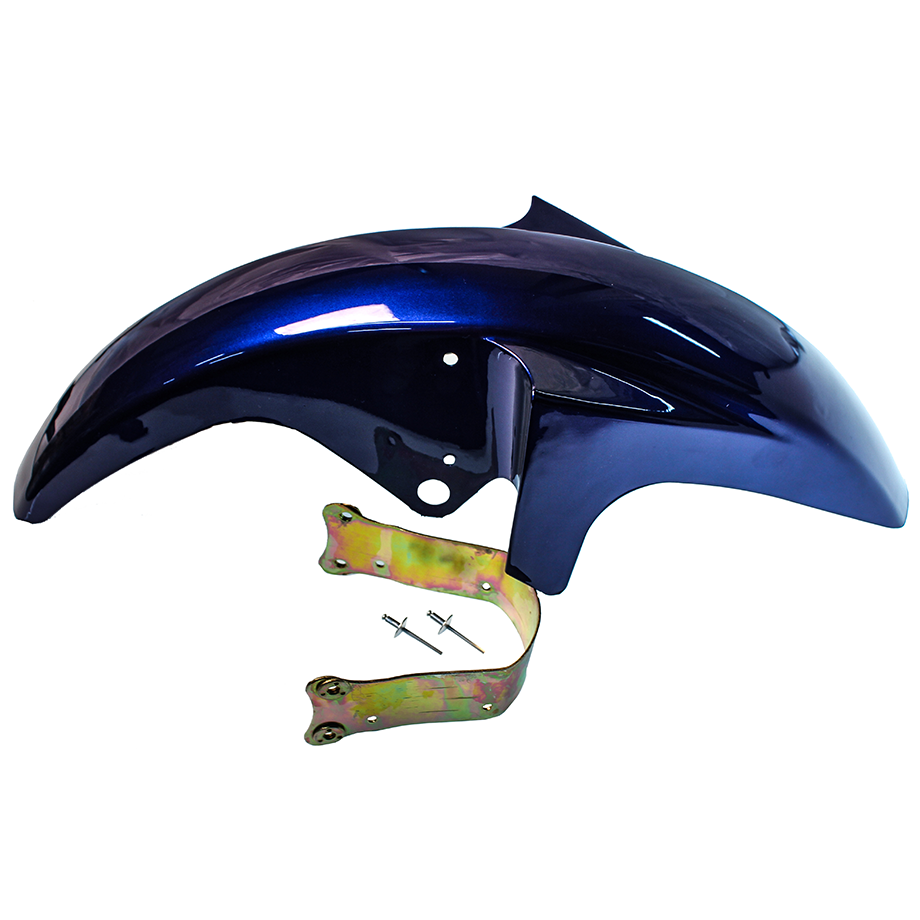 GUARDABARRO DELANTERO PLASTICO AZUL YBR 125