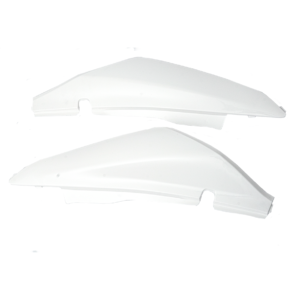 Cobertores laterales honda xr 150 blanco