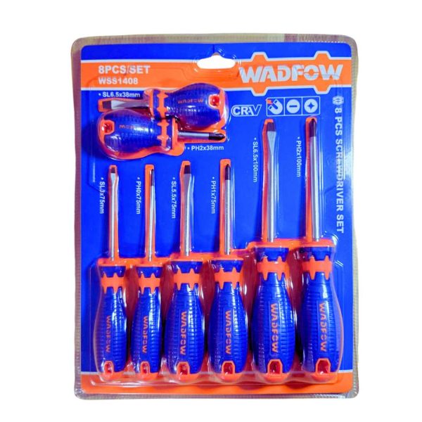 JUEGO DESTORNILLADOR WADFOW 8PCS