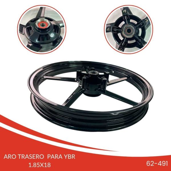 ARO TRASERO PARA YBR 1.85X18