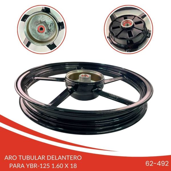 ARO TUBULAR DELANTERO PARA YBR-125 1.85 X 18