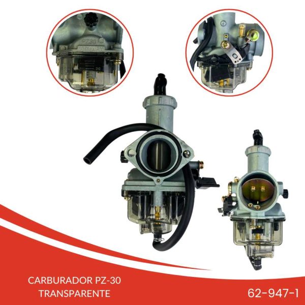 CARBURADOR PZ-30 TRANSPARENTE