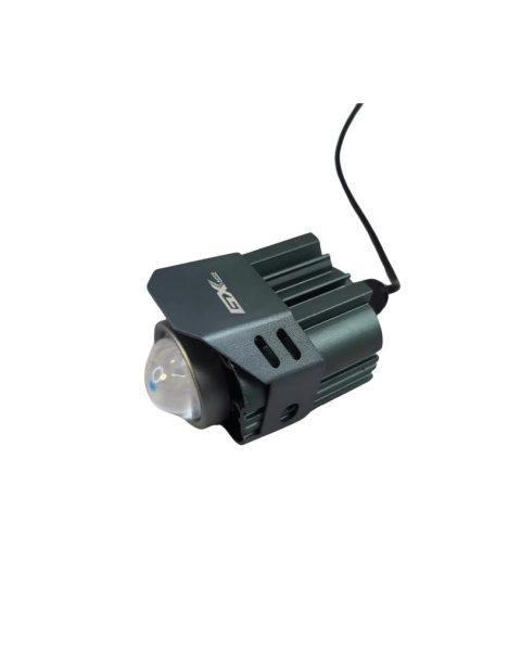 HALOGENO LUPA BITONO CON FLASHEOÂ DC9-80V 12W 1.2A AMARILLO Y BLANCO