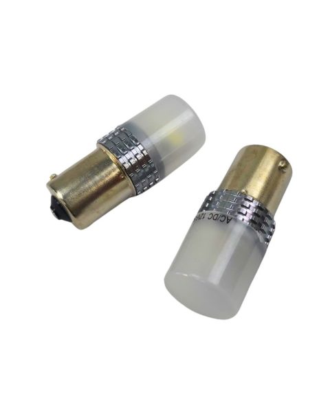 BOMBILLO LED 3030 12LEDS AC&DC 12-50V 210MAÂ 1 CONTACTO ( 1141 ) BLANCA