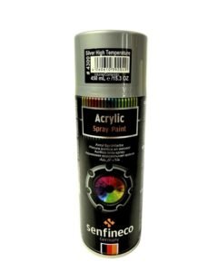 PINTURA PLATEADA ALTA TEMPERATURA 800° SENFINECO 4300