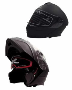 CASCO FULL BIKER – GHOST UM-109 NEGRO MATE (TALLA L) (80-305)